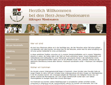 Tablet Screenshot of hiltruper-missionare.de